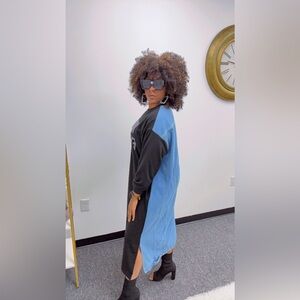 Mindset is everything | Denim Sweater Dress